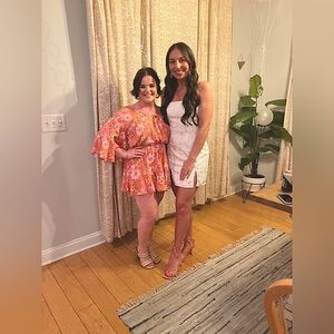 White Strapless Dress